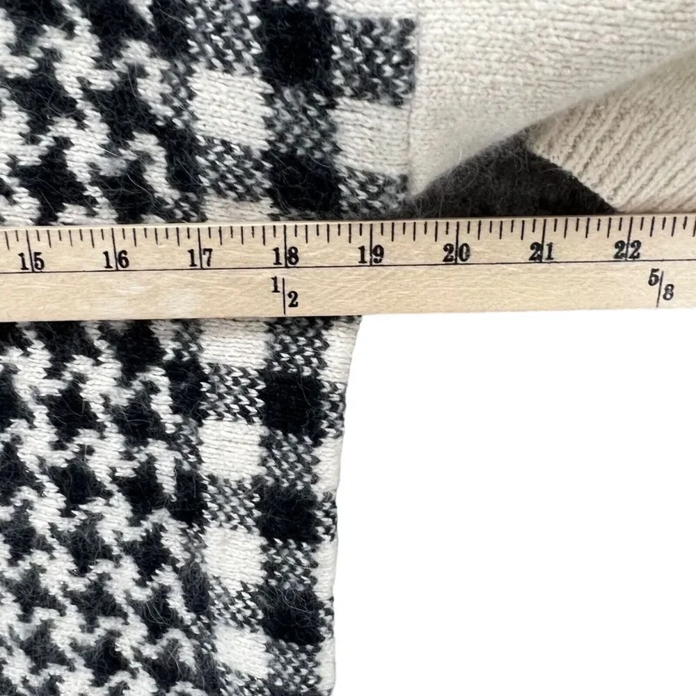 Vintage Glory B by Gloria Furman‎ Sweater Womens Small Houndstooth Silk Angora